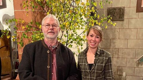 Martin Westenberger und Carolin Pfaff (v.l.n.r.)