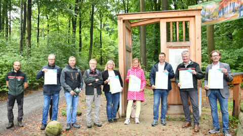 Teilnehmerinnen und Teilnehmer des FSC Audits