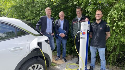 E-Ladestation im Tiergarten Weilburg