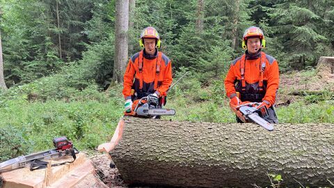 Forstwirtauszubildende