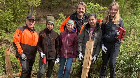 Zukunftstag im Forstamt Rotenburg