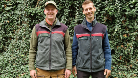 Anton Wernick (li.) und Hannes Heyser (re.) 